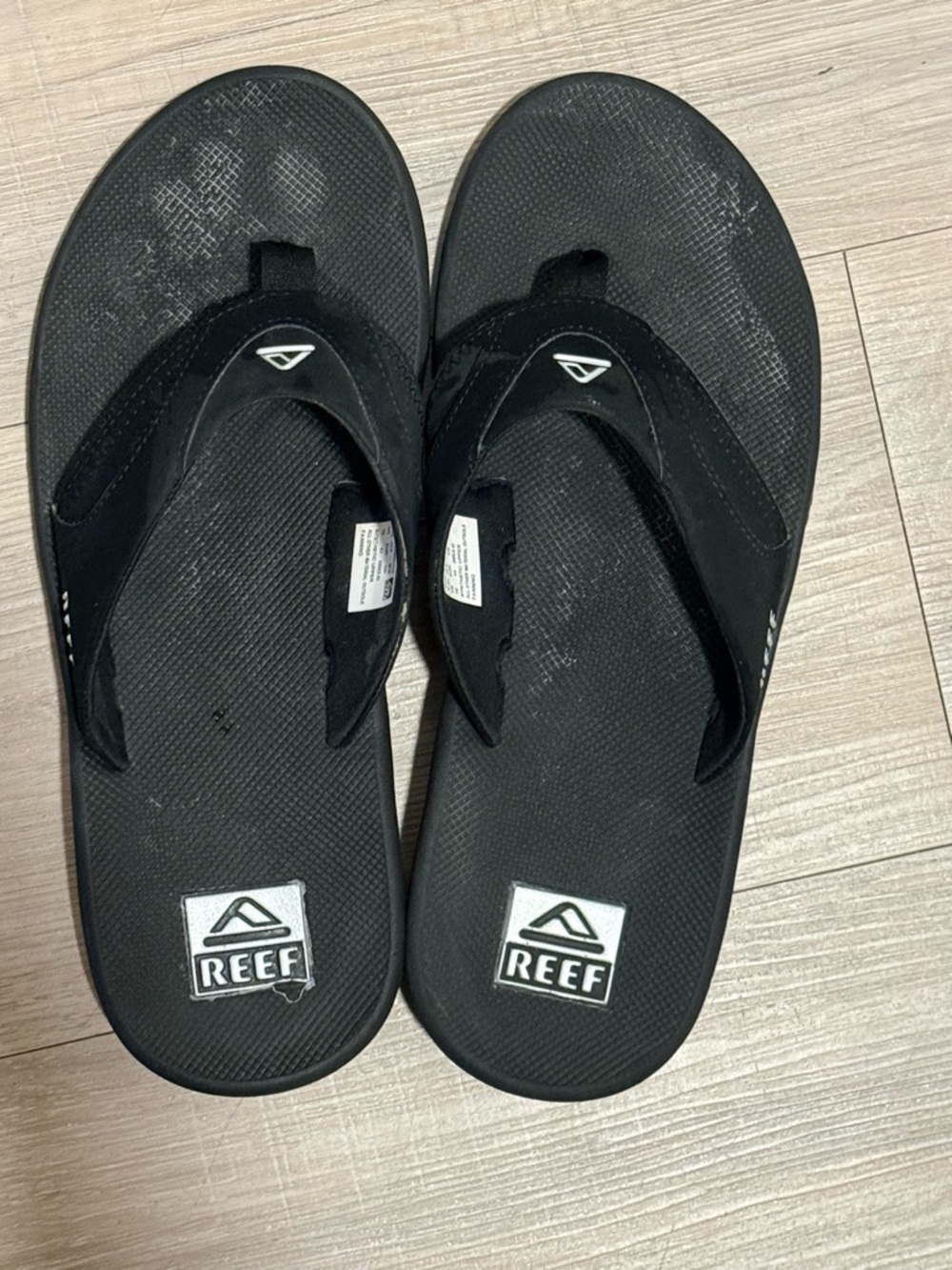 Reef Men's Black Flip Flop Sandals
